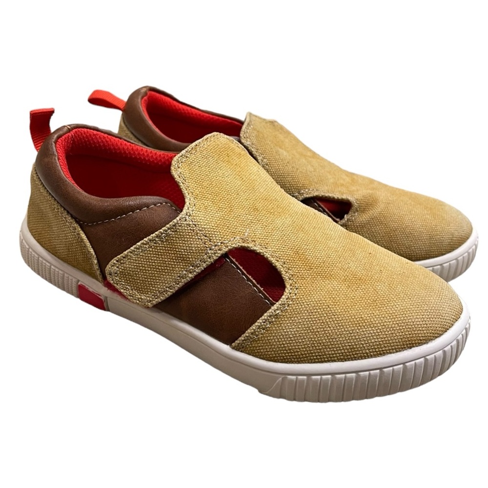 LIVIE & LUCA Unisex Hop Canvas Slip On Shoes Size 12M